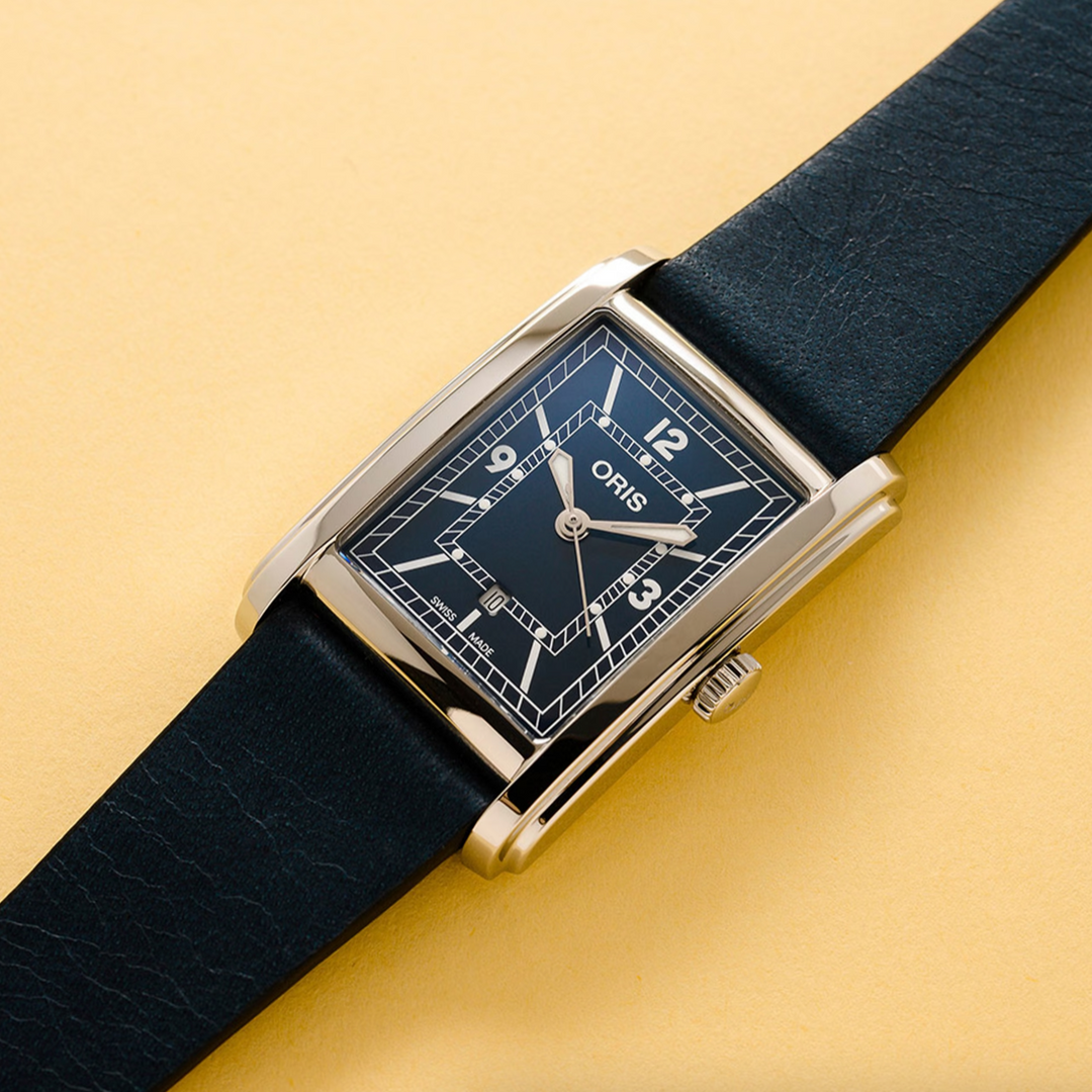Rectangular Blue 25.5MM Watch