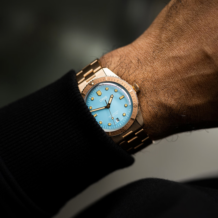 Divers Sixty-Five Cotton Candy Sky Blue 38MM Watch