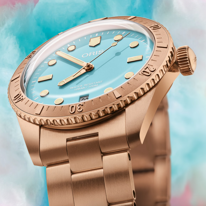 Divers Sixty-Five Cotton Candy Sky Blue 38MM Watch
