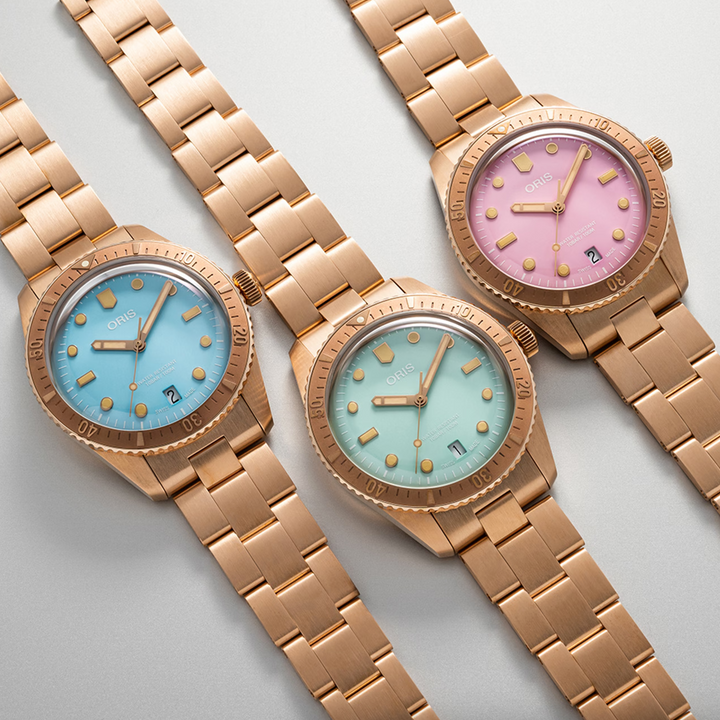 Divers Sixty-Five Cotton Candy Sky Blue 38MM Watch