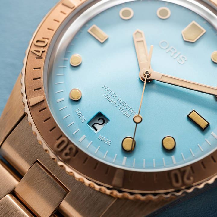 Divers Sixty-Five Cotton Candy Sky Blue 38MM Watch