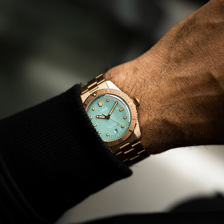 Divers Sixty-Five Cotton Candy Mint Green 38MM Watch