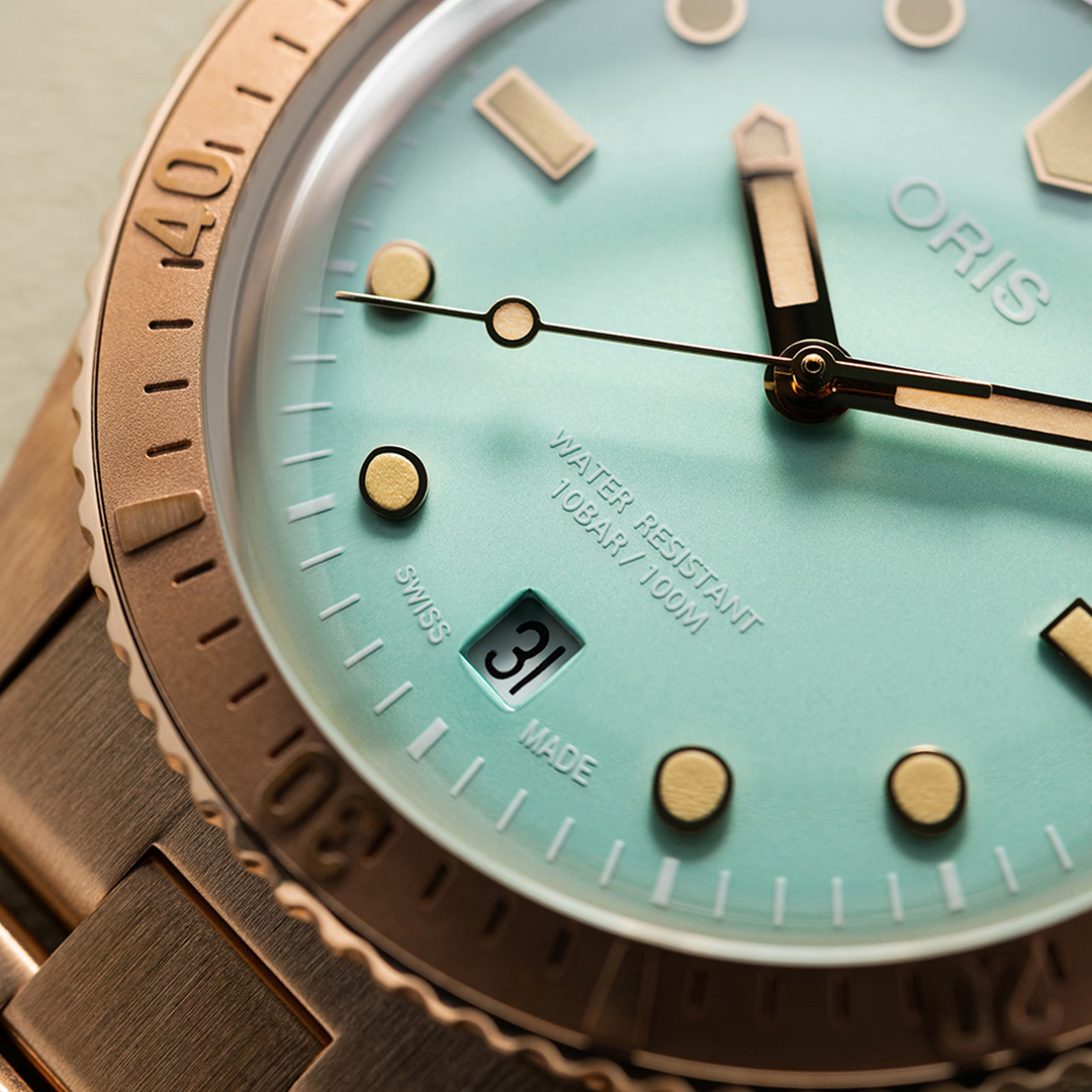 Divers Sixty-Five Cotton Candy Mint Green 38MM Watch