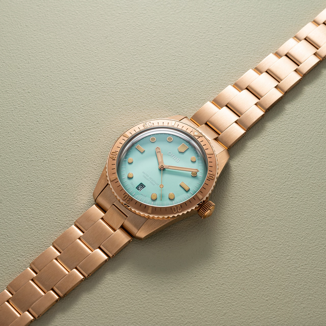 Divers Sixty-Five Cotton Candy Mint Green 38MM Watch