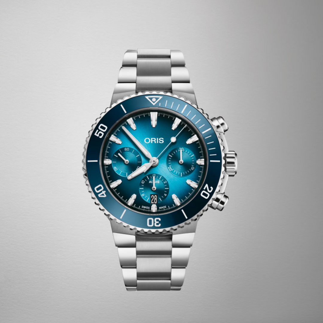 Divers Sixty-Five Chronograph Blue Dial 40MM Watch