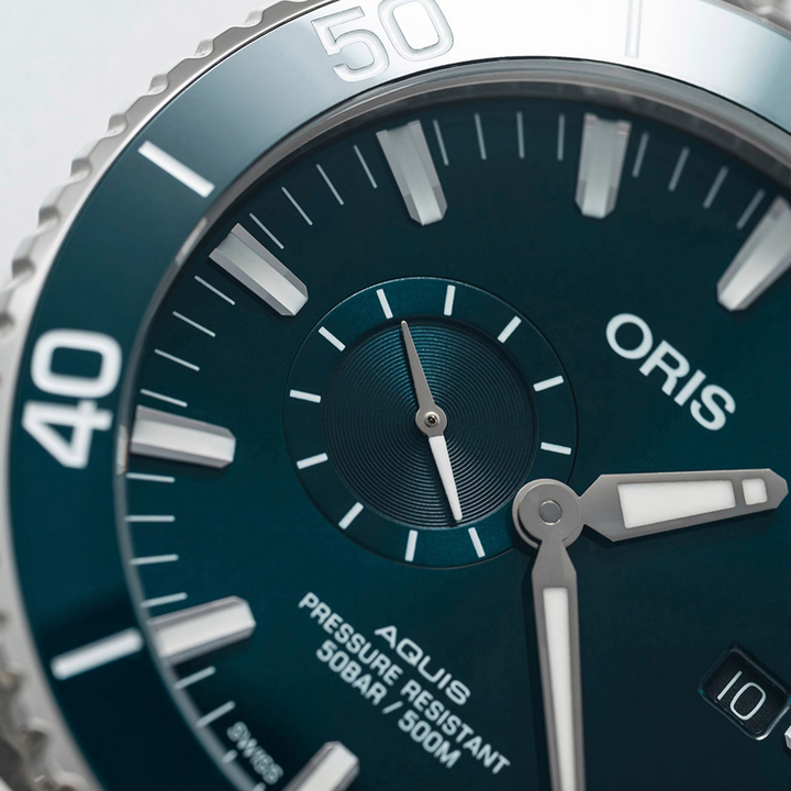 Aquis Small Second Date Blue 45.5MM Watch
