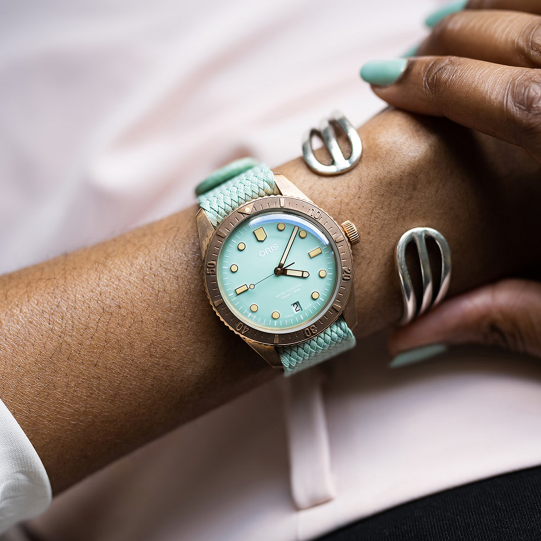 Divers 65 Bronze Mint Green 38MM Watch
