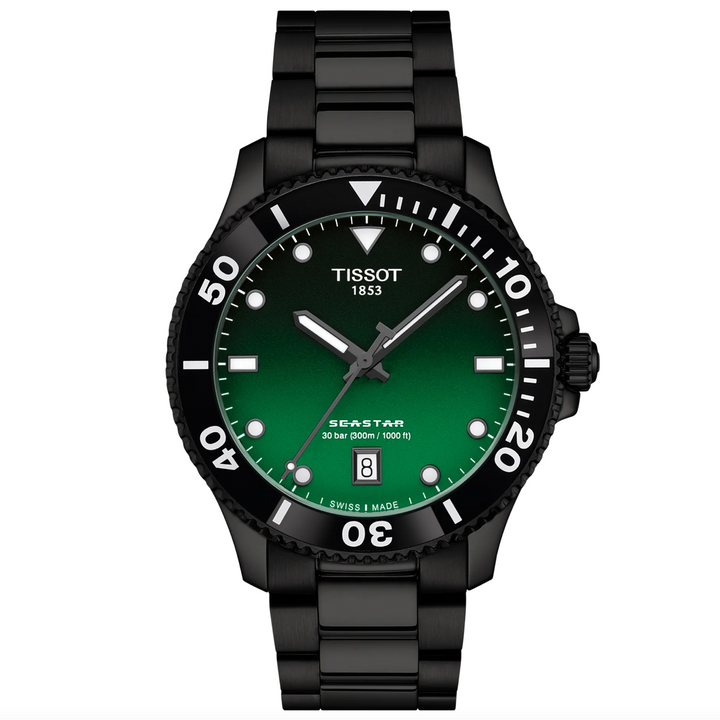 Seastar 1000 Green/Black 40MM Watch