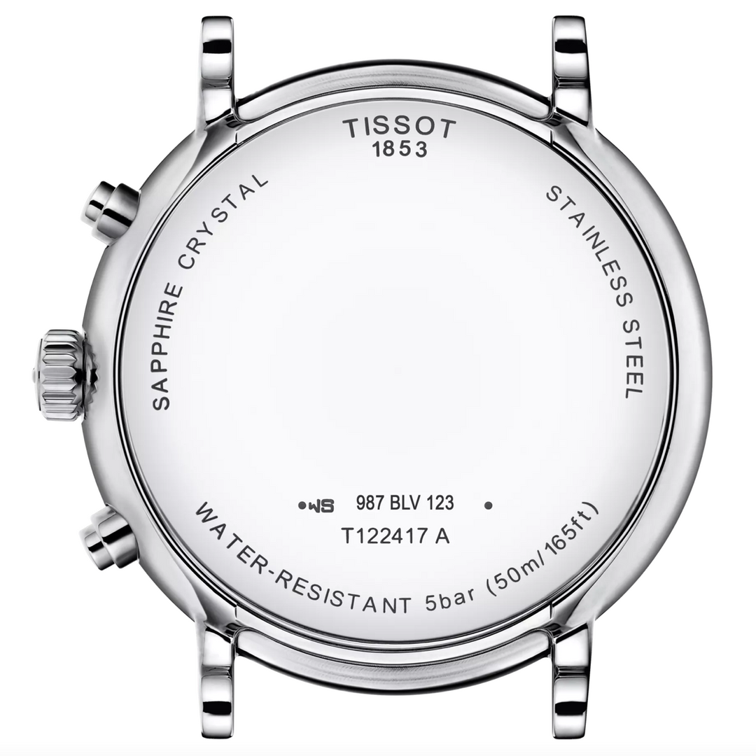 Carson Premium Chronograph Silver Dial 40MM Watch