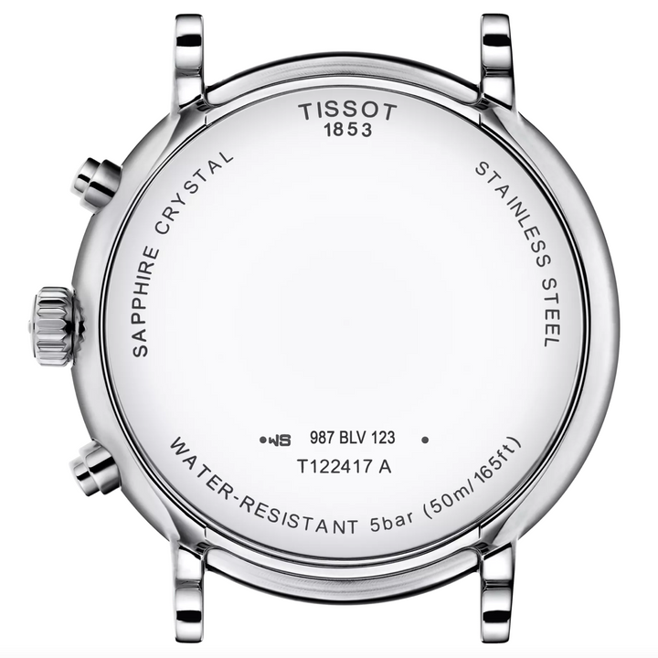 Carson Premium Chronograph Silver Dial 40MM Watch