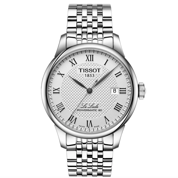 Le Locle Silver 39MM Watch