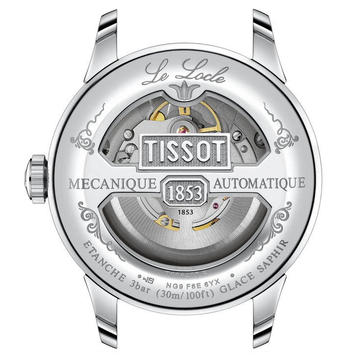 Le Locle Silver 39MM Watch