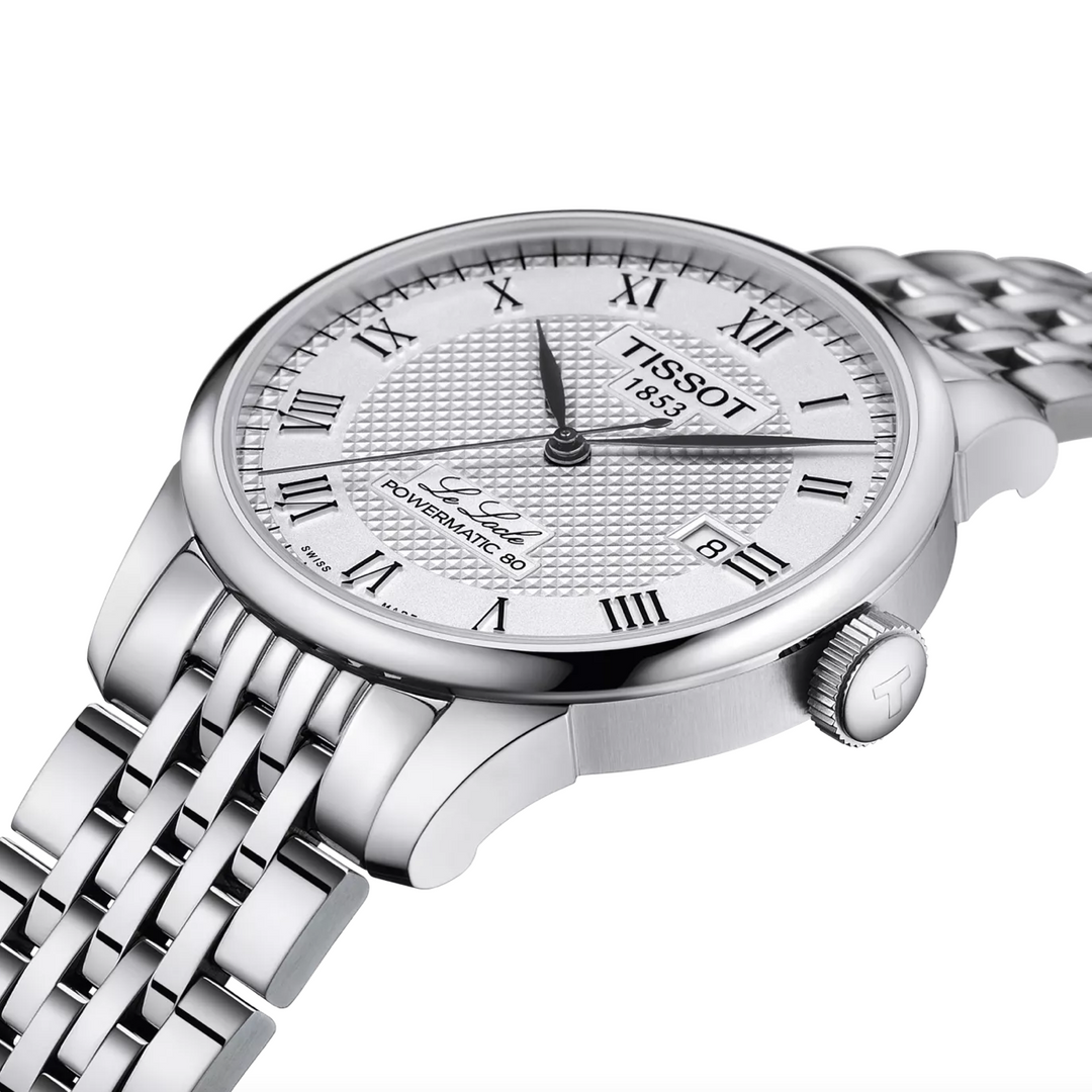 Le Locle Silver 39MM Watch