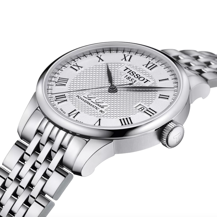 Le Locle Silver 39MM Watch