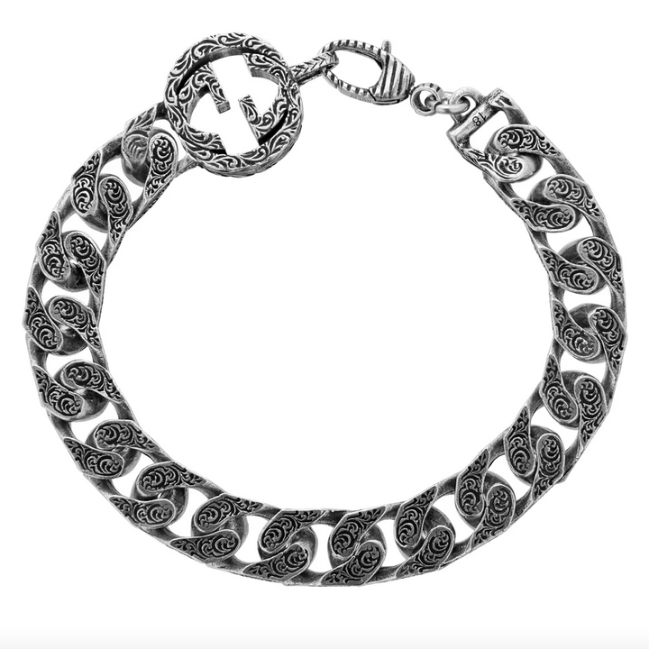 G Gourmette with Paisley Aureco Silver