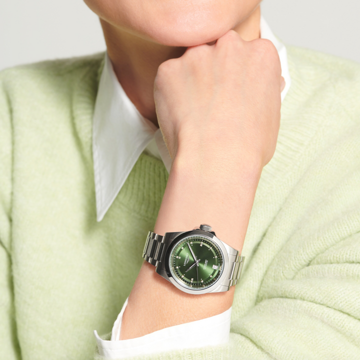 Conquest Green Diamond Dial 34MM Watch