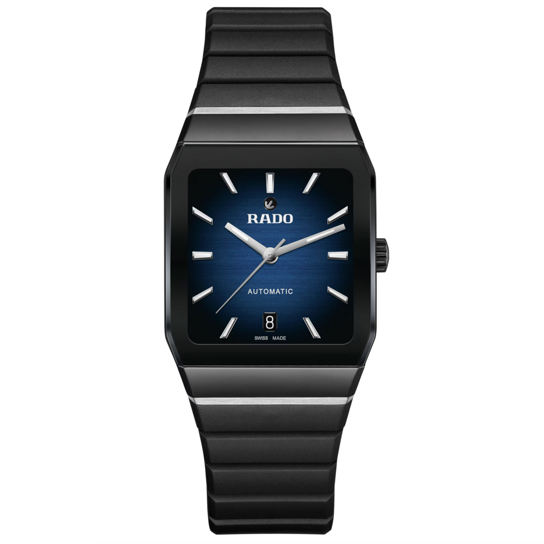 Anatom Automatic Blue Dial/Black Rubber 32.5MM Watch