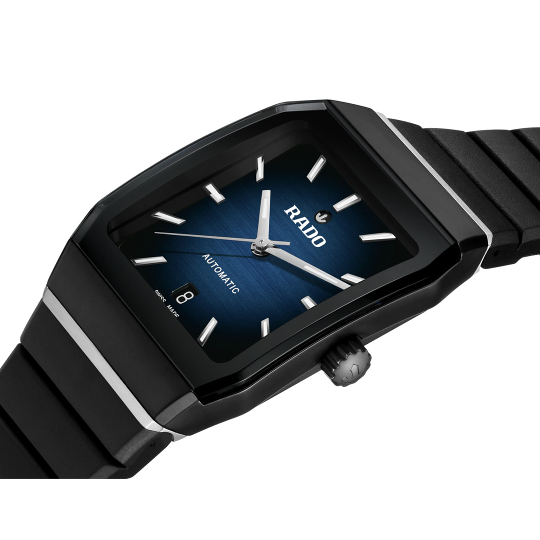 Anatom Automatic Blue Dial/Black Rubber 32.5MM Watch