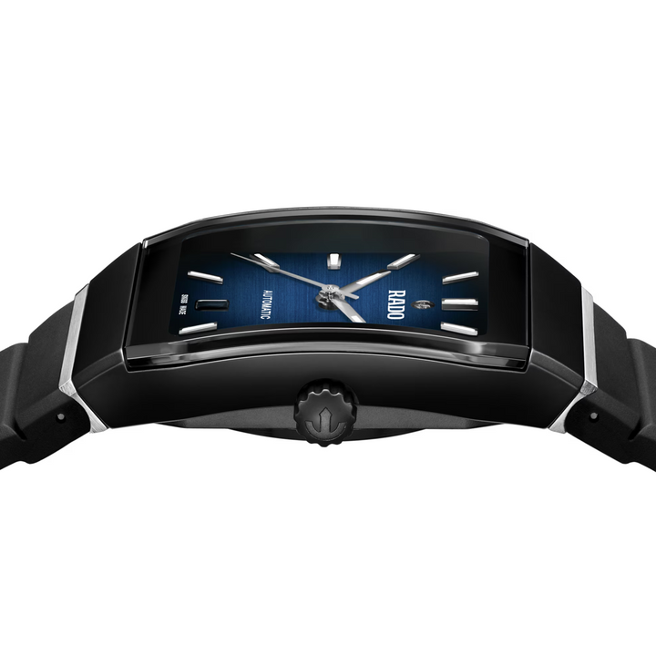 Anatom Automatic Blue Dial/Black Rubber 32.5MM Watch