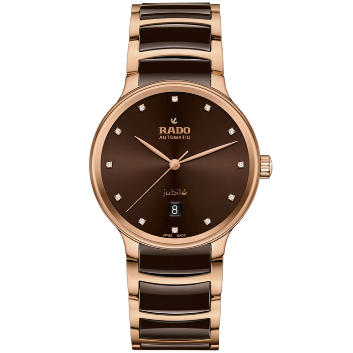 Centrix Automatic Diamonds Brown 40MM Watch