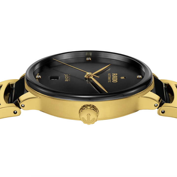 Centrix Automatic Four Diamonds Black/Gold 39MM Watch
