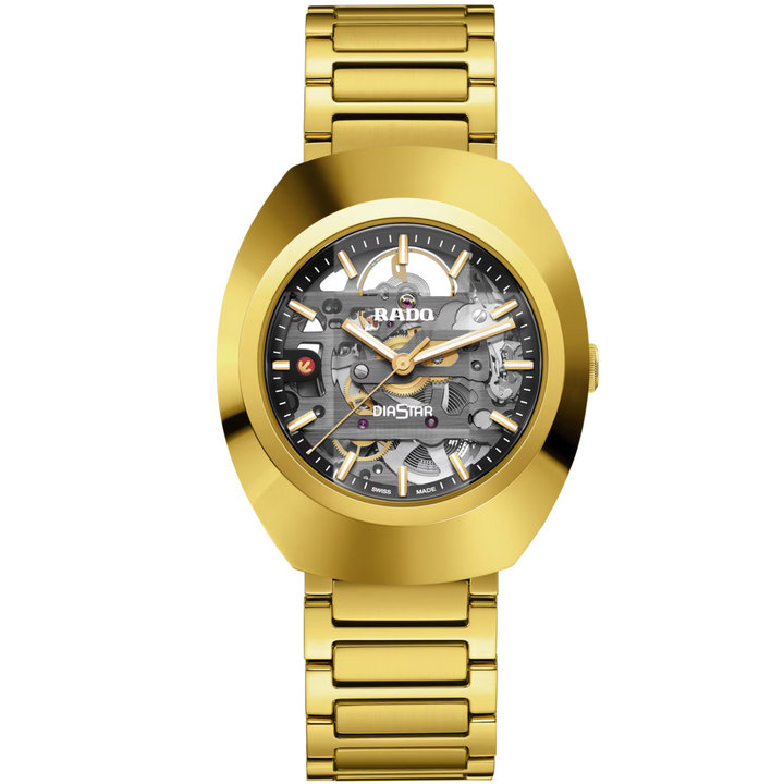 DiaStar Original Automatic Skeleton Yellow Gold PVD 38MM Watch