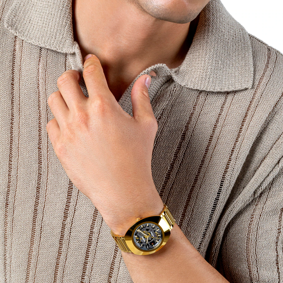 DiaStar Original Automatic Skeleton Yellow Gold PVD 38MM Watch