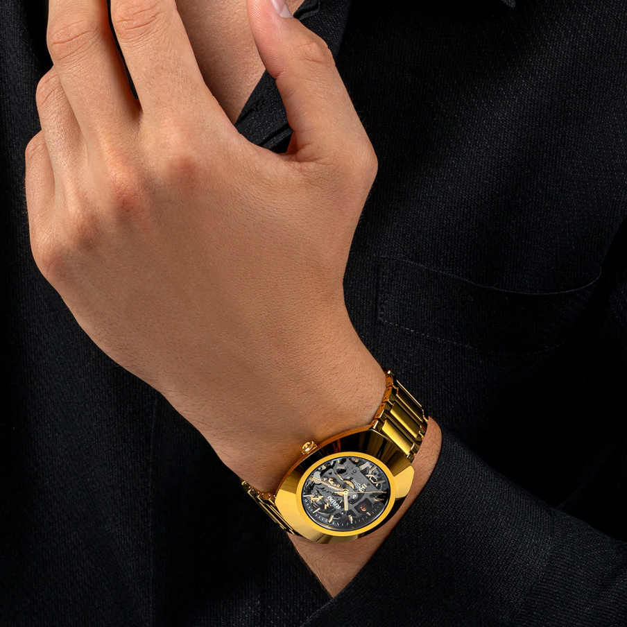 DiaStar Original Automatic Skeleton Yellow Gold PVD 38MM Watch