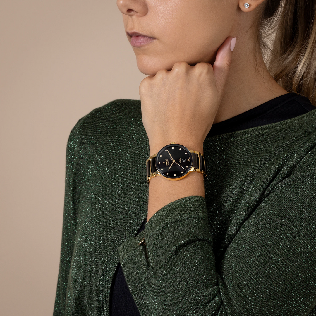 Centrix Automatic Diamonds SS/PVD 39MM Watch