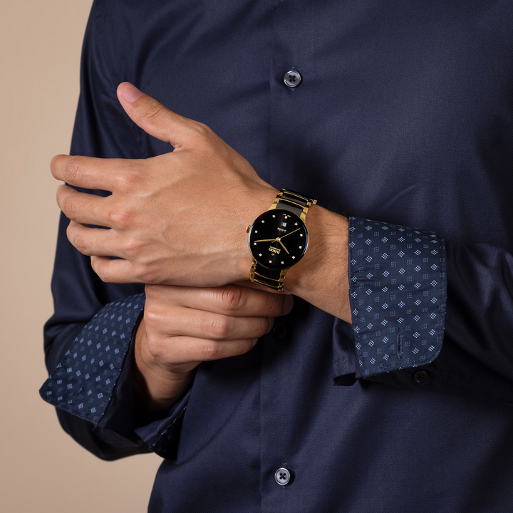 Centrix Automatic Diamonds SS/PVD 39MM Watch