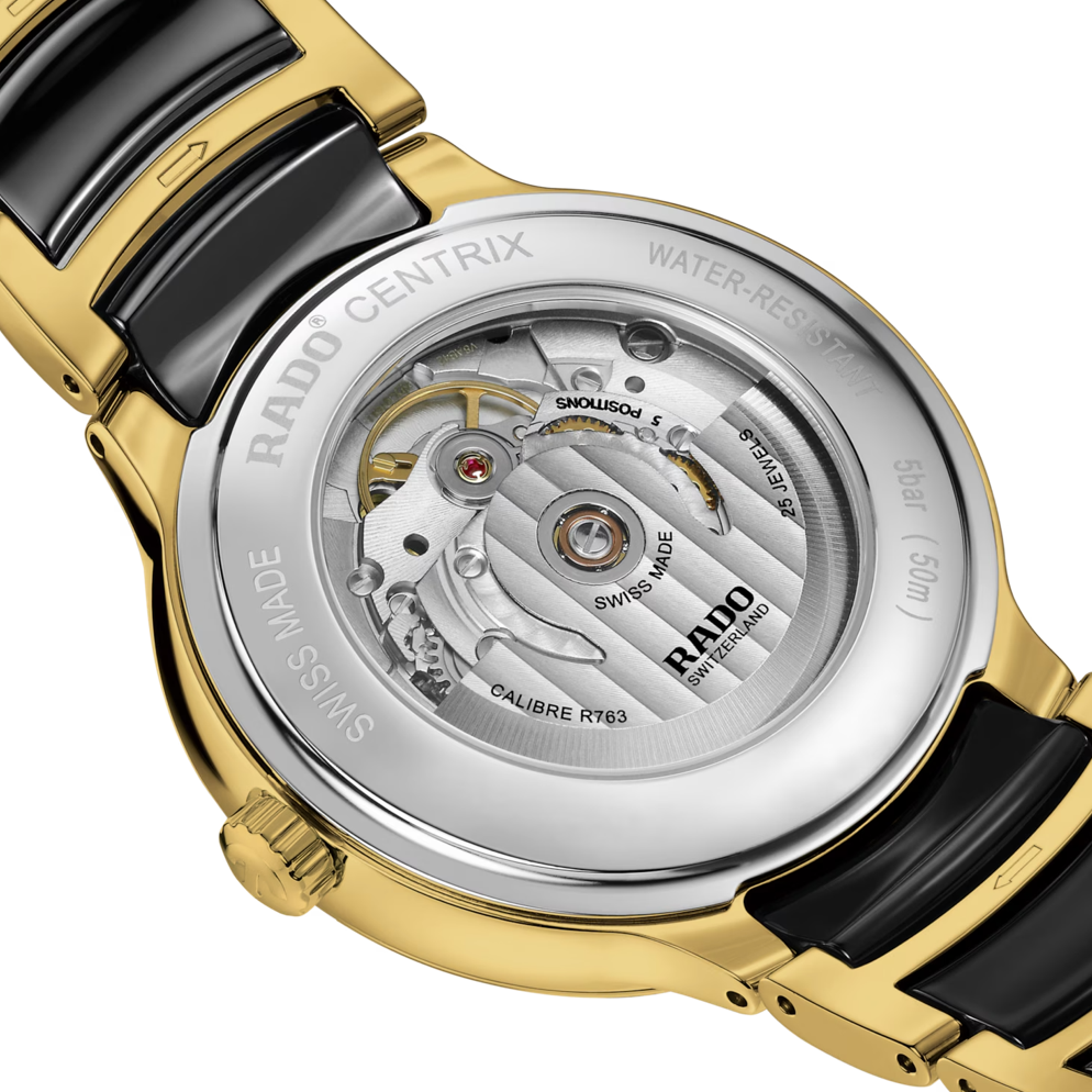 Centrix Automatic Diamonds SS/PVD 39MM Watch