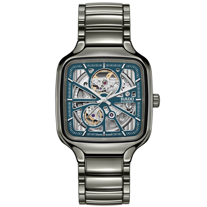 True Square Open Heart Plasma High-Tech Ceramic 38MM Watch