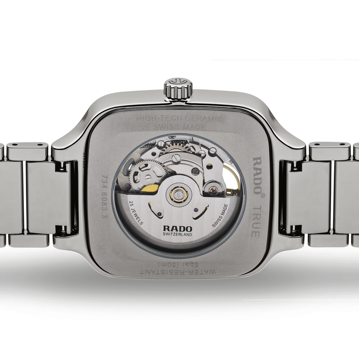 True Square Open Heart Plasma High-Tech Ceramic 38MM Watch