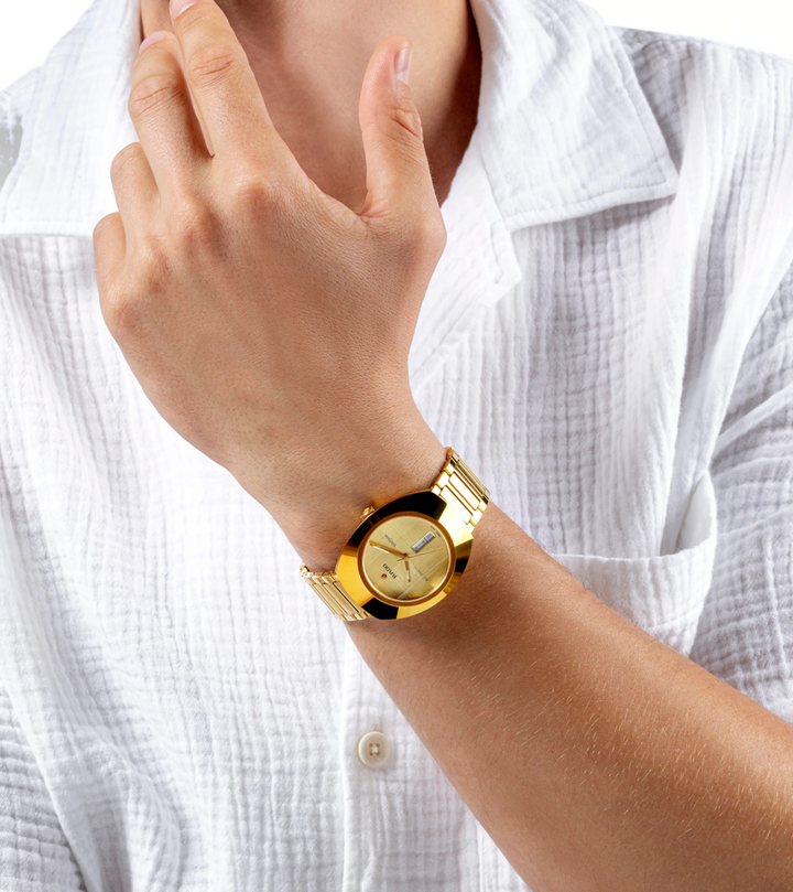 DiaStar Original SS Yellow, Champagne Dial 38MM Watch
