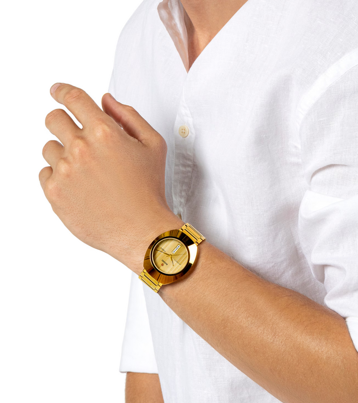 DiaStar Original SS Yellow, Champagne Dial 38MM Watch