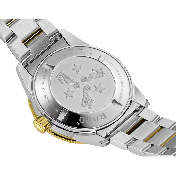Captain Cook Green Dial Two Tone 42MM Watch