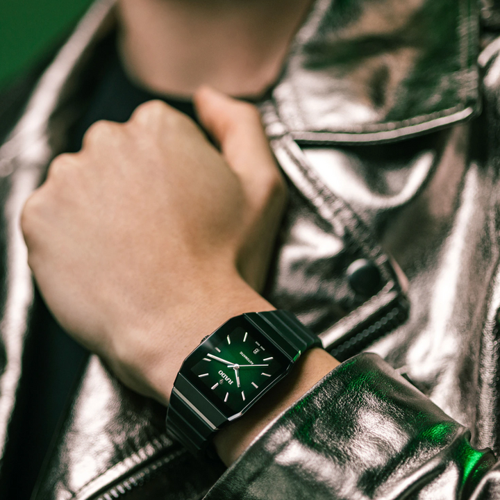 Anatom Green Dial with Black Strap 32.5MM Watch
