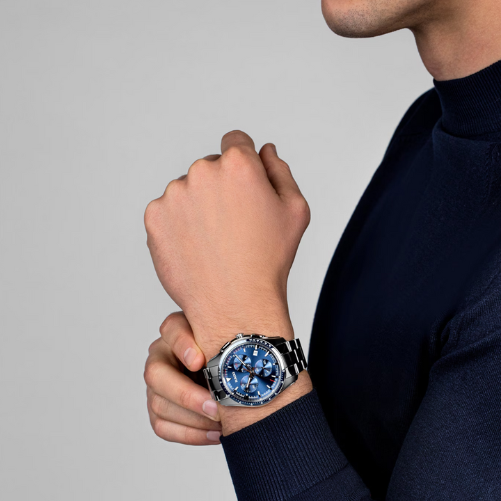 Hyperchrome Blue Bezel and Dial 45MM Watch