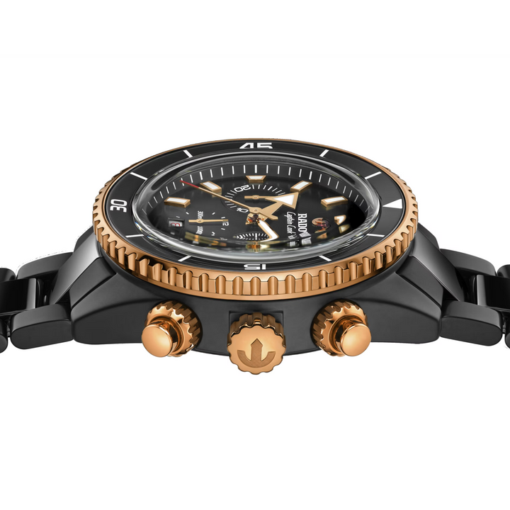 Captain Cook Chronograph Black Ceramic 42MM Watch