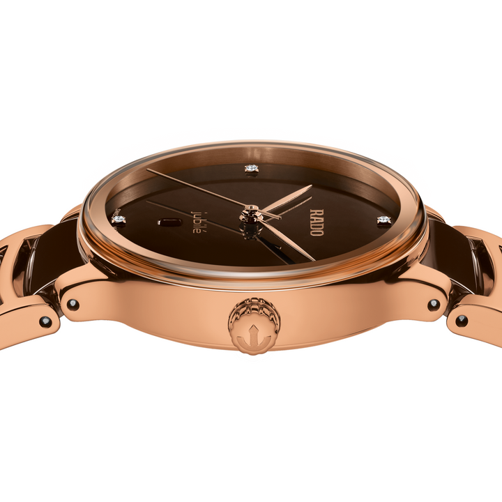 Centrix Brown/Rose Gold PVD with Diamond 30MM Watch