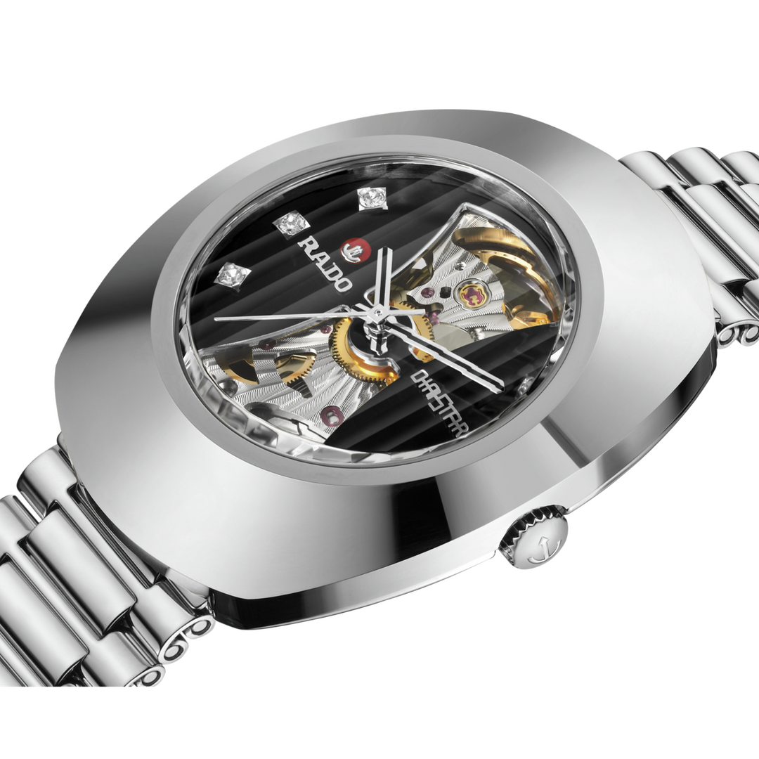 DiaStar Stainless Steel Open Heart 38MM Watch