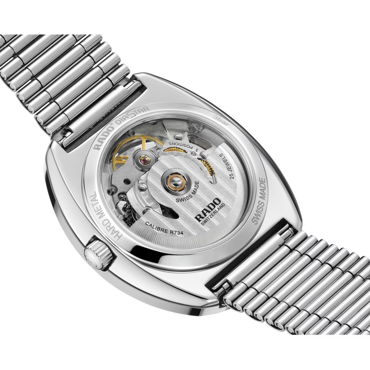 DiaStar Stainless Steel Open Heart 38MM Watch