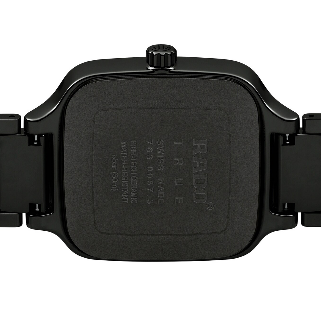 True Square Black Ceramic 38MM Watch