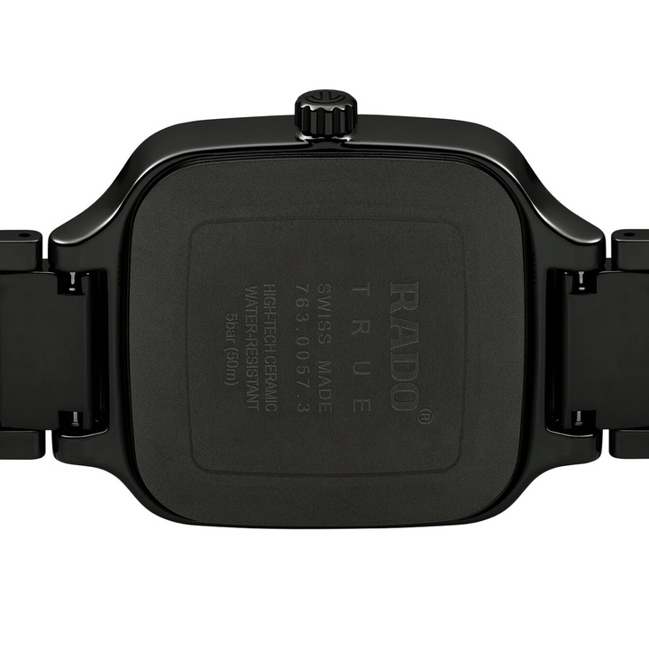 True Square Black Ceramic 38MM Watch