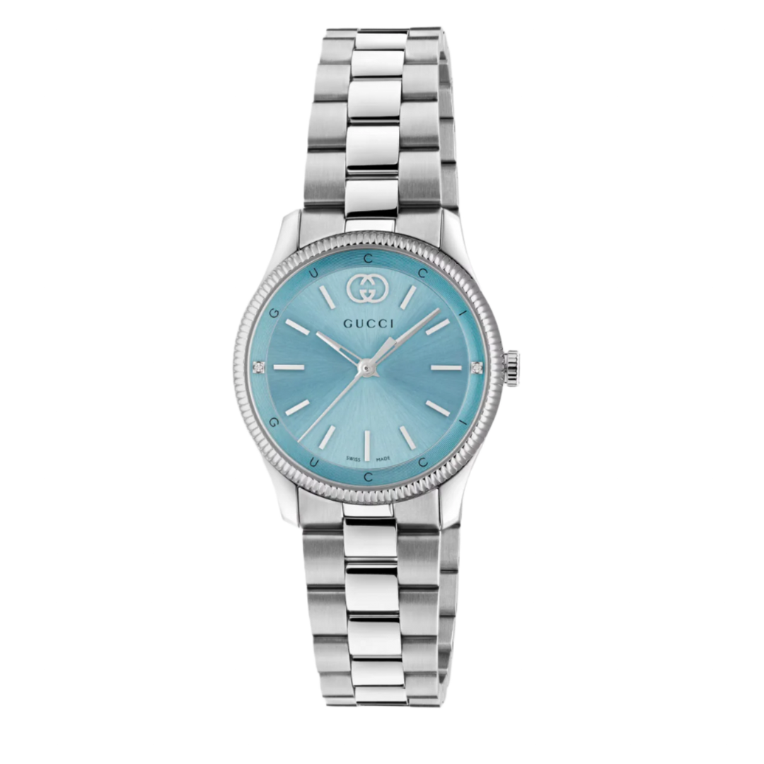 G-Timeless Slim Blue Index Dial 29MM Watch