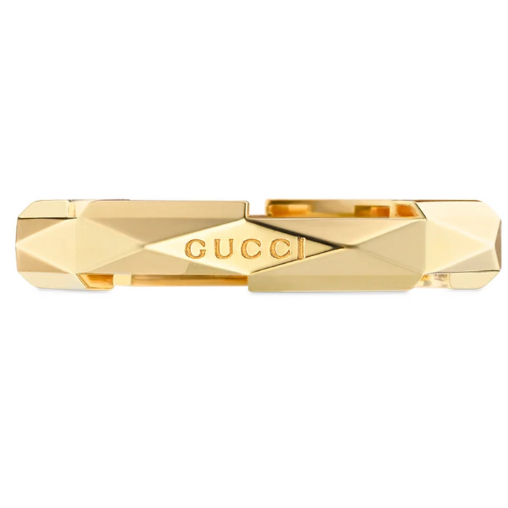 Link To Love Mirror Finish Yellow Gold 4MM Ring