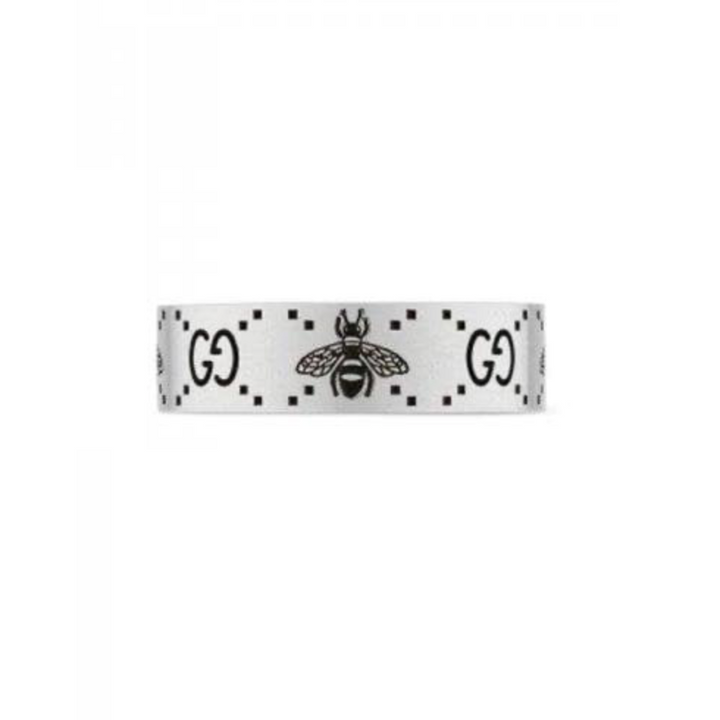 Signature Bee Silver 6MM Ring