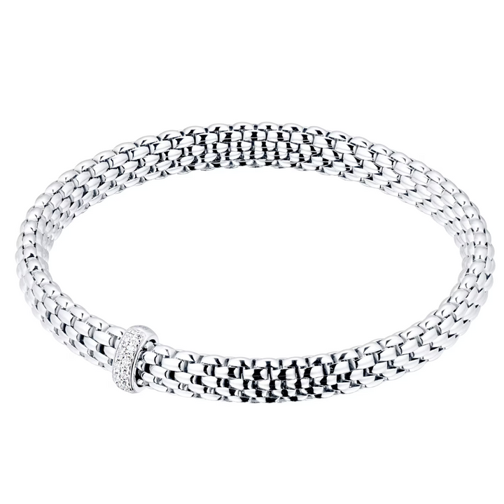 Vendome Yellow Gold and Diamonds Bracelet