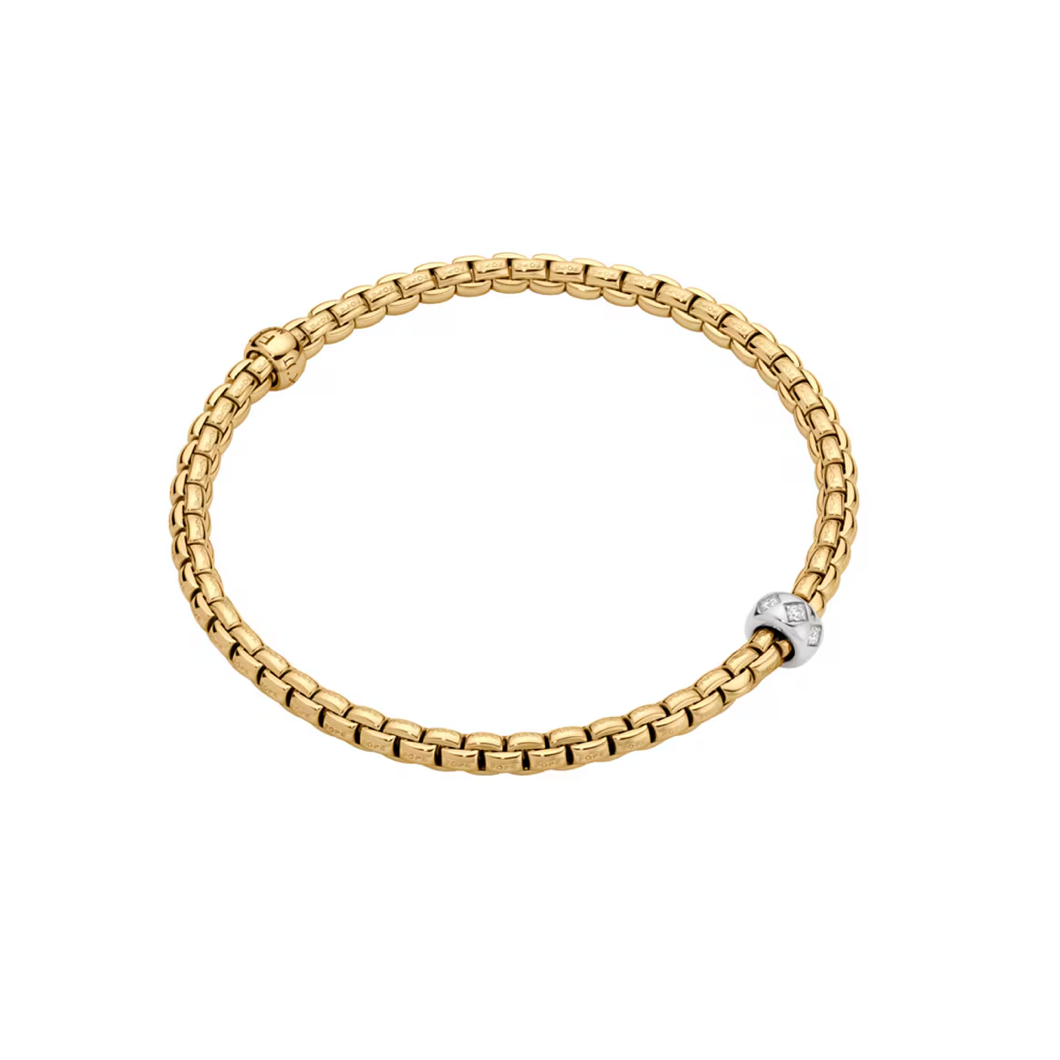 Eka 18K Yellow Gold Diamond Bracelet