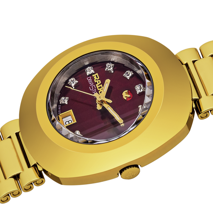 Original Yellow Gold PVD Purple Dial 27MM Watch
